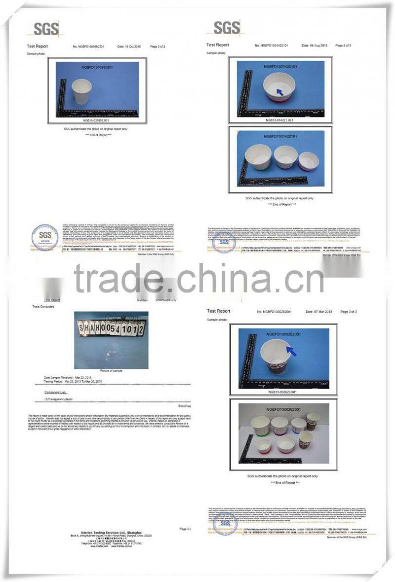 10oz disposable food grade double wall paper cup