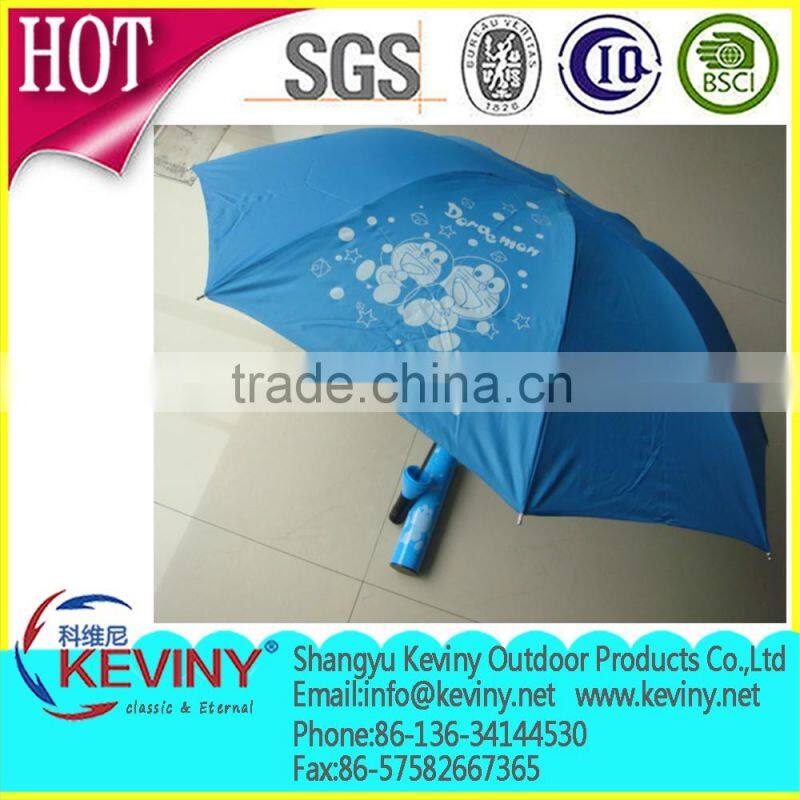 Promotional customized Wine bottle umbrella manual open folded umbrella made in china