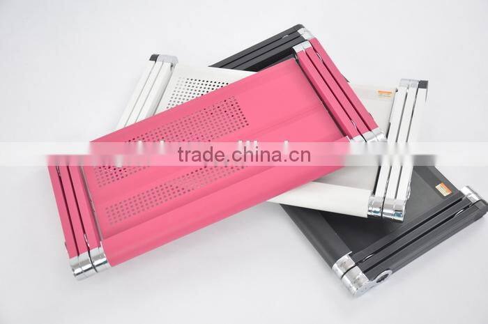 Multifunctional folding comfortable portable laptop stand with mouse pad