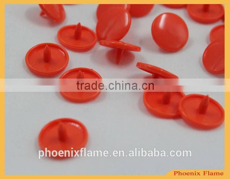 2016 eco wholesale plastic press snap buttons for garments
