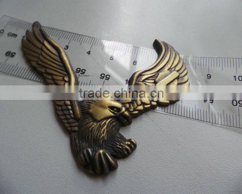 antique brass metal eagle,metal hawk souvenir,decorative metal eagles emblem