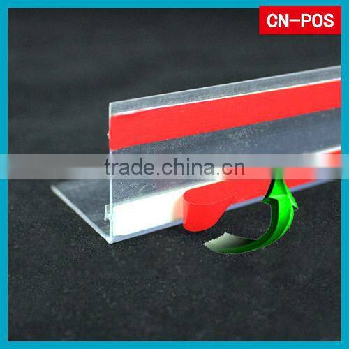 displaying rail for pusher and divider to manage the goods