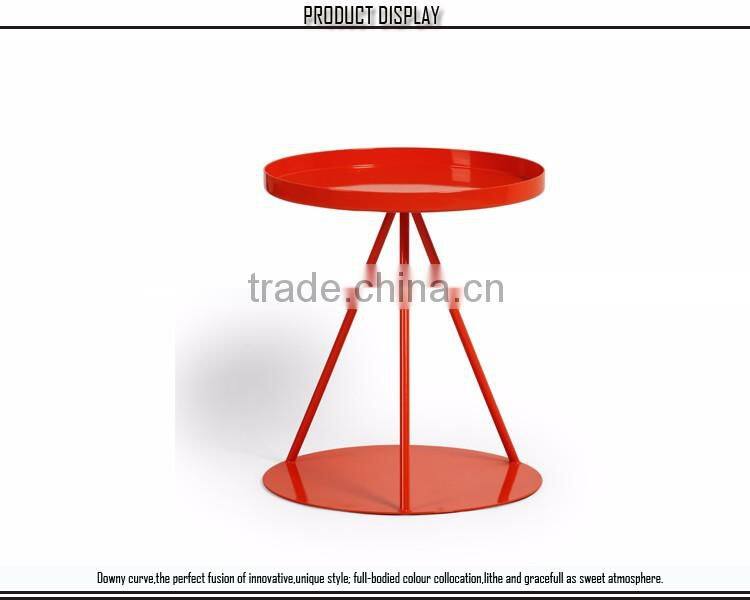 New Design Small Steel Metal Corner Table