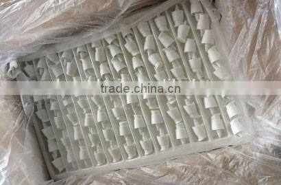 50ml PP plastic airless pump cosmetics and skin care bottle(white)