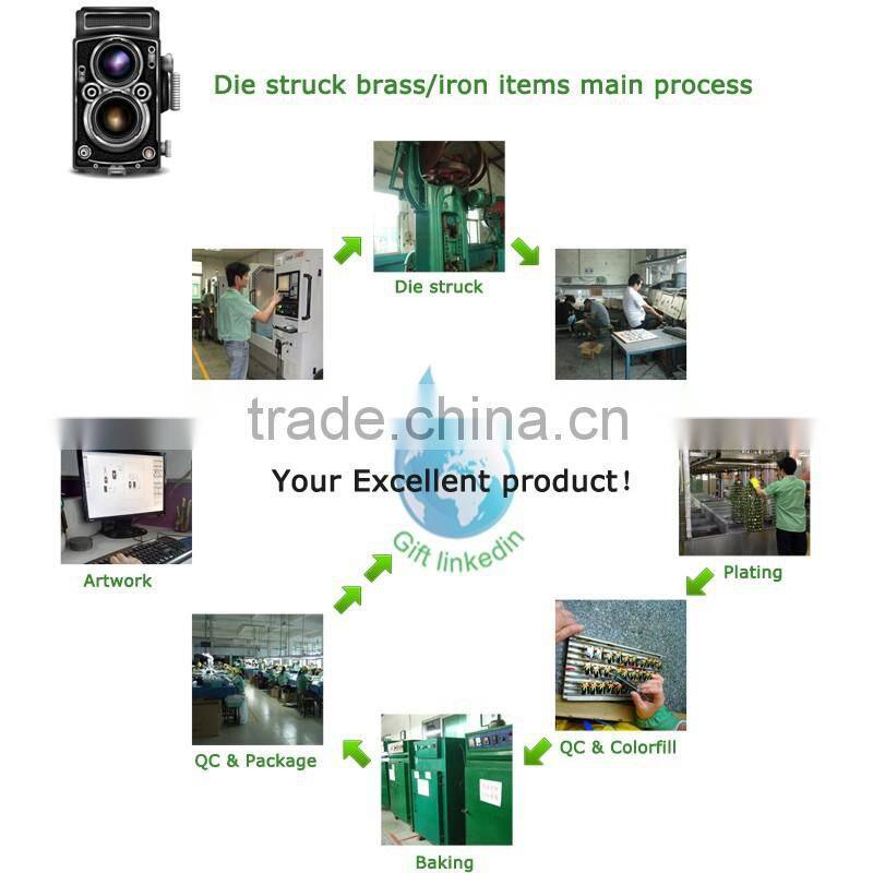 enamel magnetic golf ball marker hat clip with photo etch