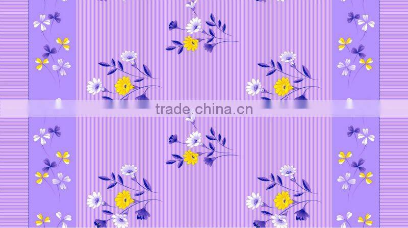 100% brushed polyester printed fabric for making bed sheets