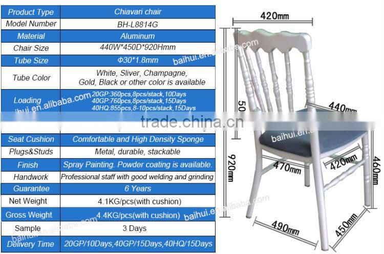 BH-L8814 Hot sale Wood And Resin Napoleon Chair