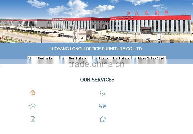 Longli 6 DRAWERS UNIT ON CASTORs Red