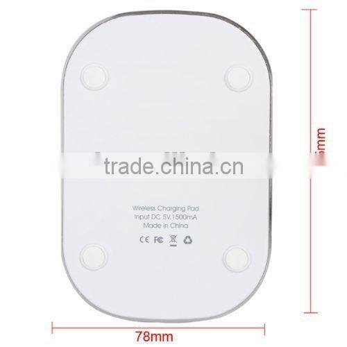 Non-slip Inductive Charger Wireless Qi Power Charging Pad For iPhone / Samsung / Nokia & Others With Qi Compatible Receivers