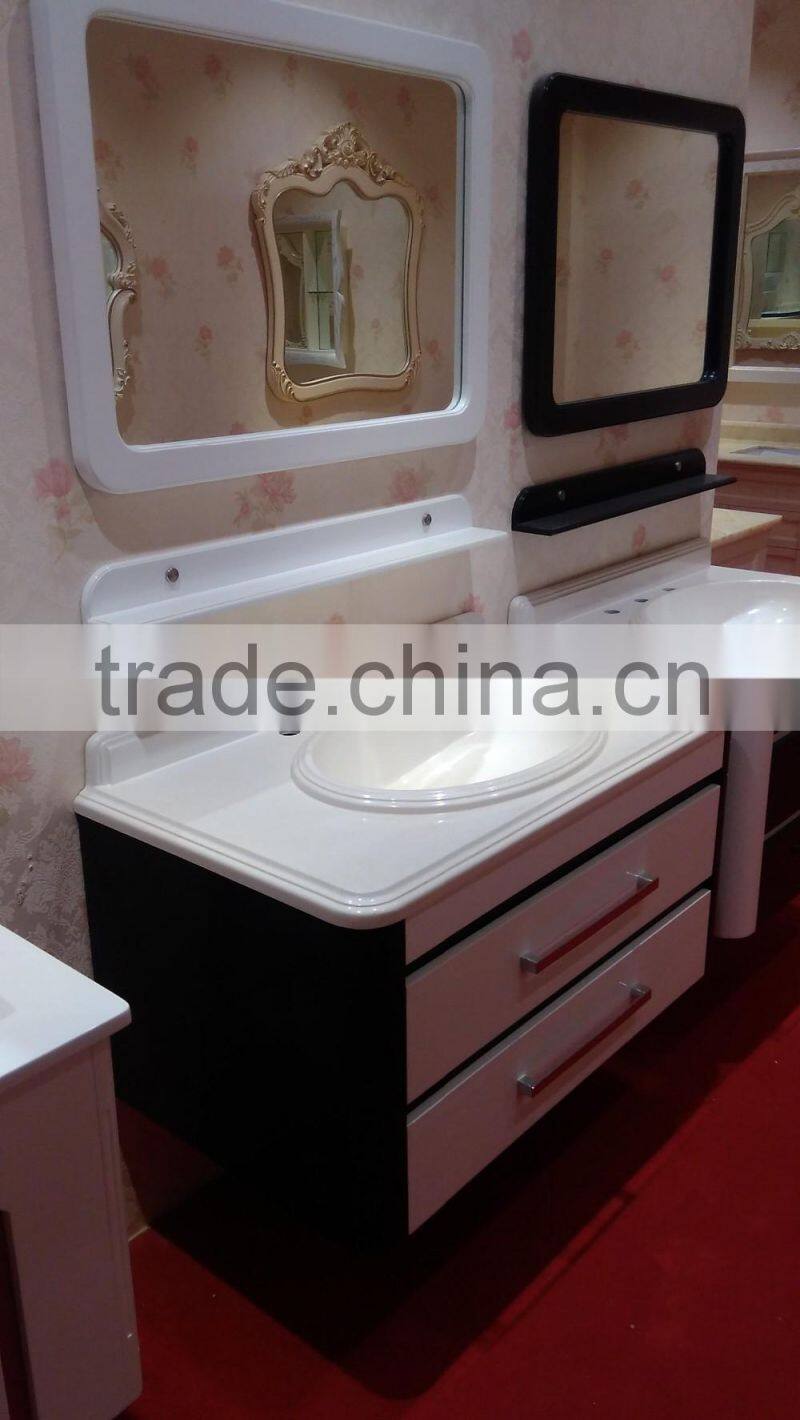 Classic Style and Mirrored Cabinets Type hotel bathroom cabinet