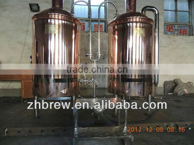200l brew kettle red copper brew kettle CE