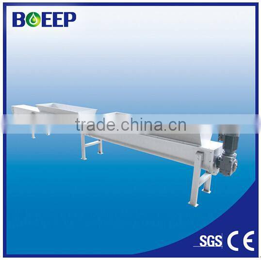 wastewater treatment sludge conveyor for package