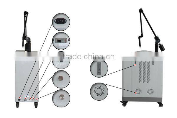 2016 high quality factory price q switch nd yag laser tattoo removal machine