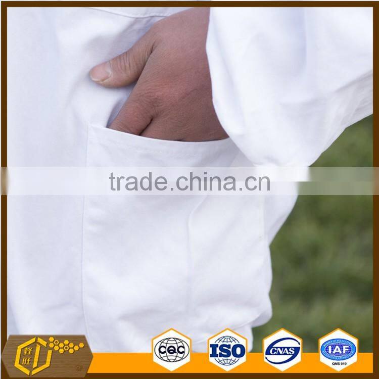 Beekeeping equipment bee protection coverall suit/jacket made of 100% cotton or dacron