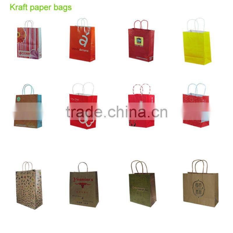 kraft paper bag for clothes/garment packaging