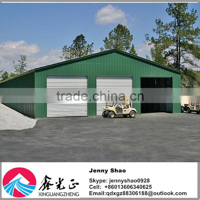 Steel Structure Car Shed Design/ Garage/prefabricated Garages