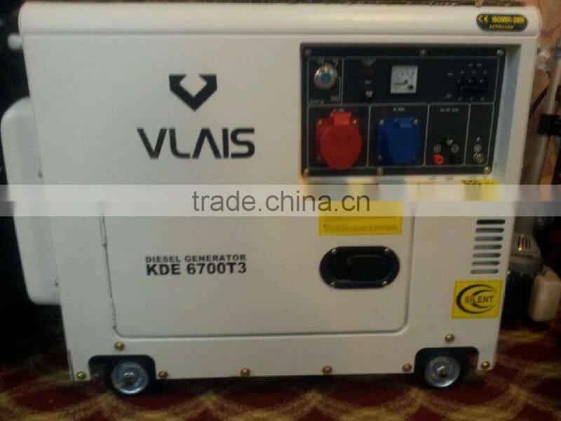 Factory directly supply electric starter 5.5KW desil generator