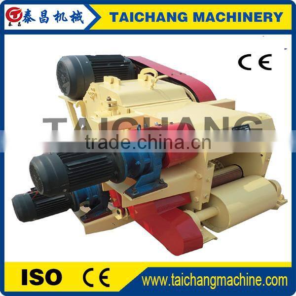 Trailer mounted wood chipper machine with 22hp diesel engine