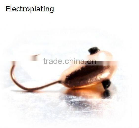 Rain Drop with Hole wholesale tungsten ice fishing jigs