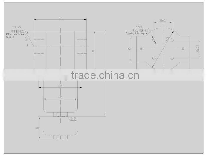 XDF-MA60Q-10 Medium Pressure Line Hydraulic Pilot Filter For Agricultural Tractor