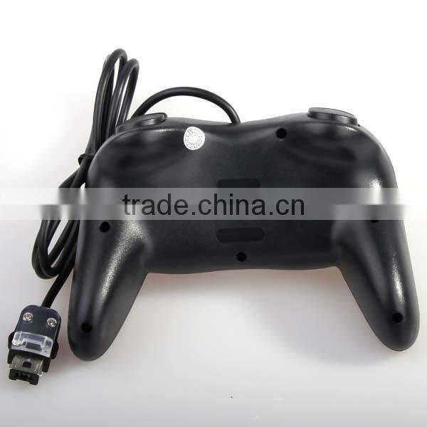 New Classic Game Controller Pro Black For Nintendo Wii