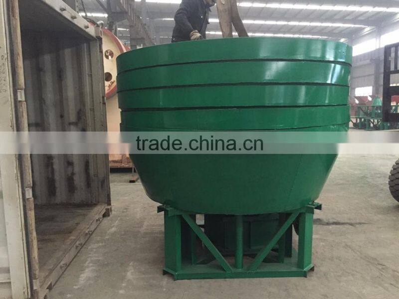 Good tungsten ore separator/wet pan mill/grinder