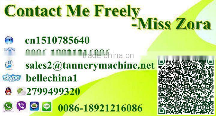 hydraulic leather fleshing machine for goat