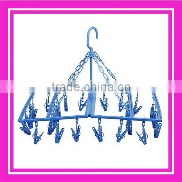 multi-function clothes hanger with clips