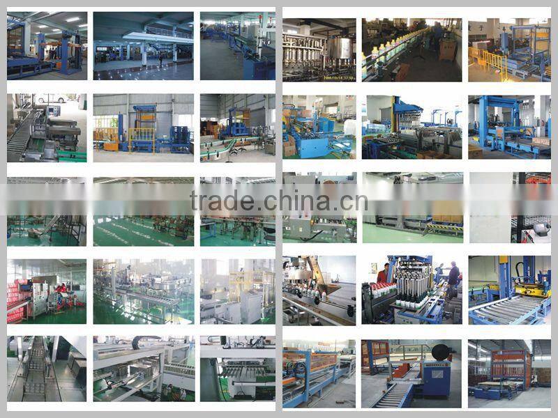 Fully automatic online pallet wrapping machine ,pallet packing line with 5 years warranty and service