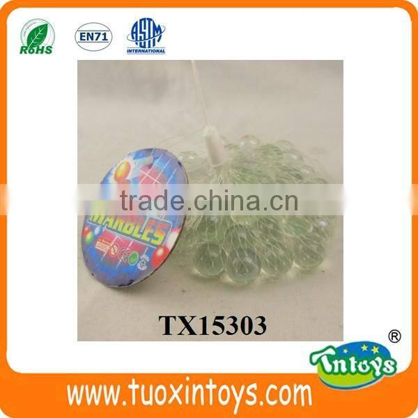 16mm glass marble play game toy classical crystal round ball set for children