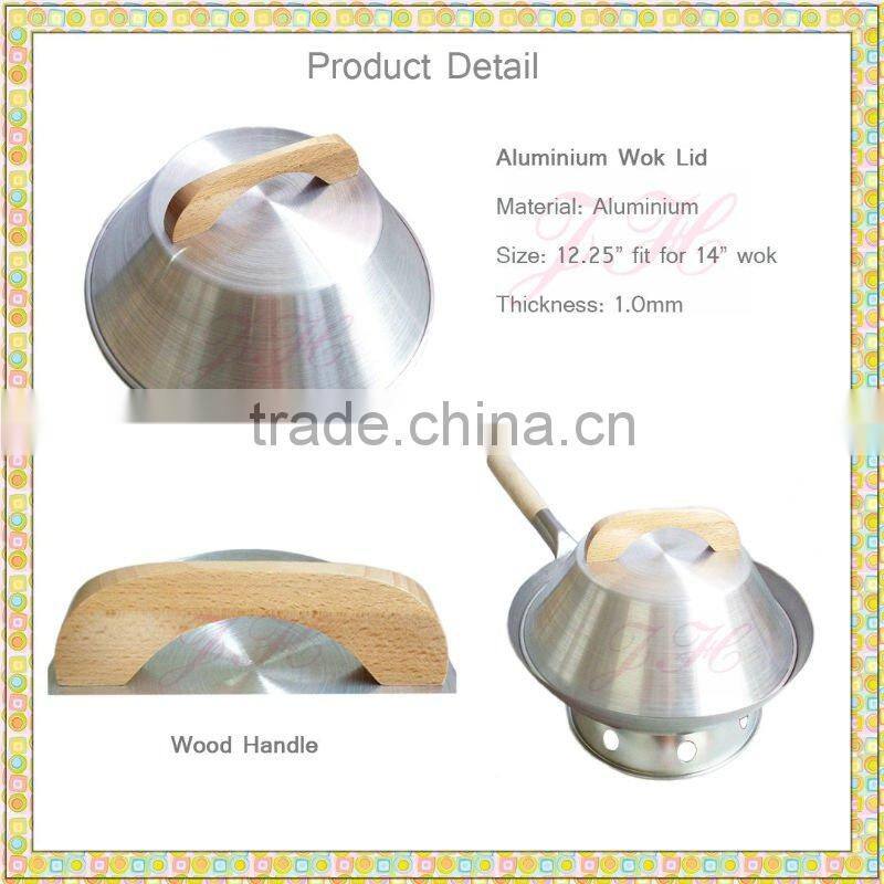 aluminium wok lid
