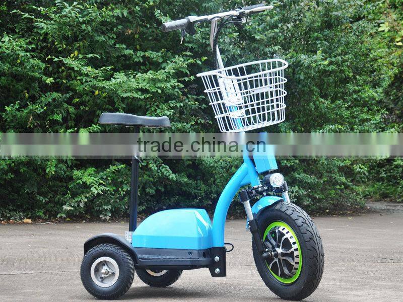 500W 48V12Ah Three Wheel Electric Scooter (HP105E-B)