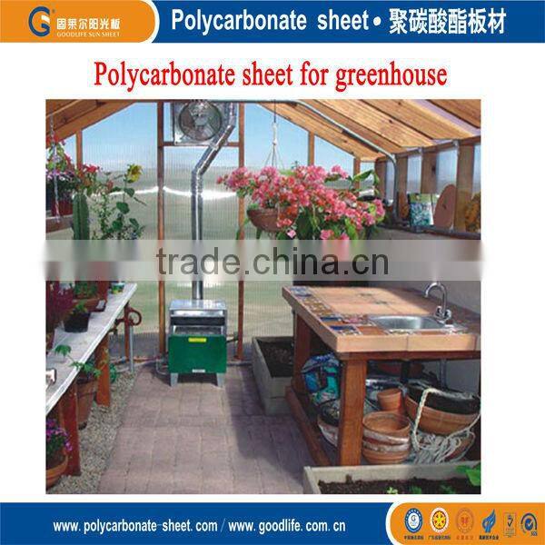 plastic sun conservatory polycarbonate sheet