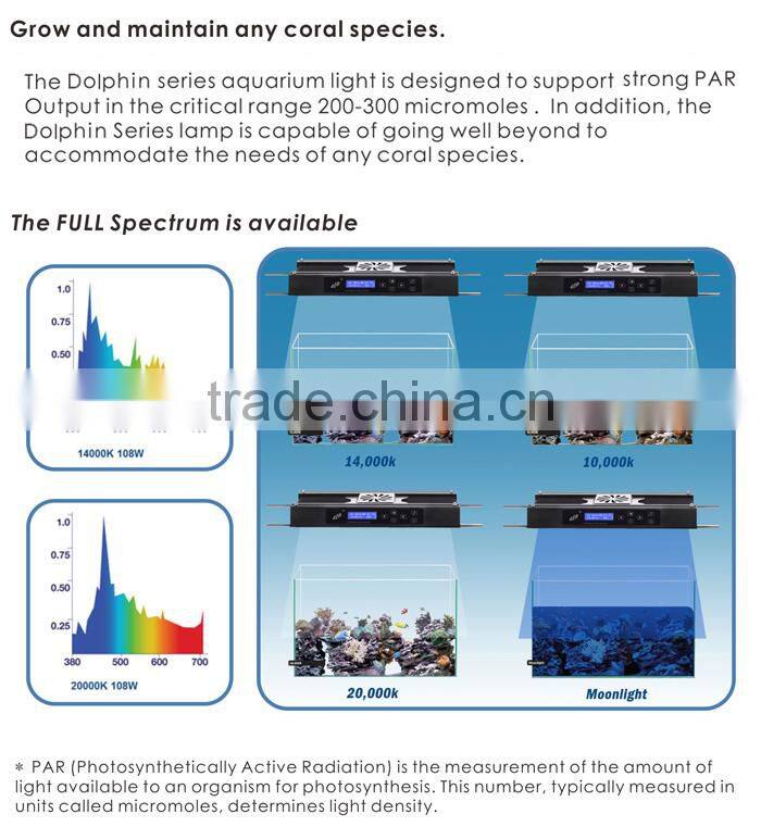 108w SPS lps grow well Aquarium widely use aquarium led lighting coral