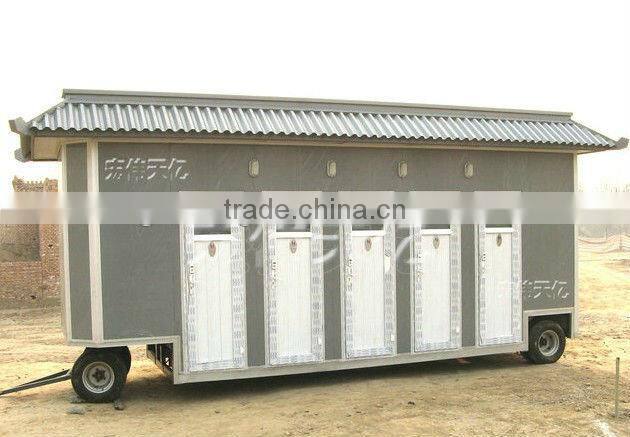china portable trailer outdoor toilet,movable toilet price