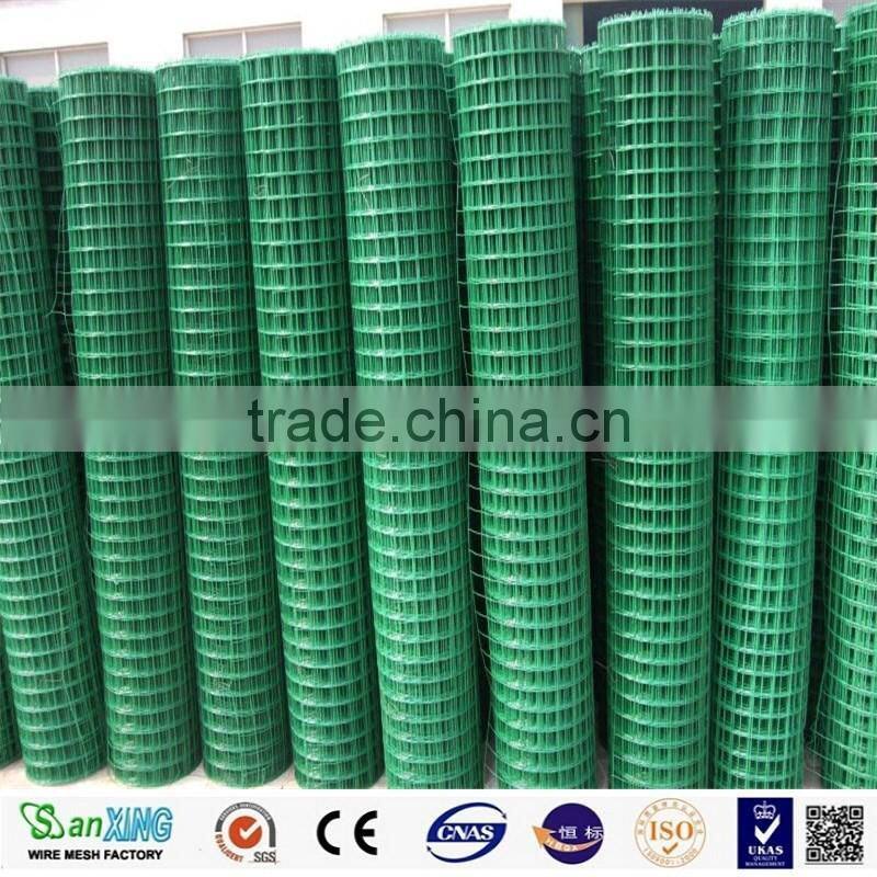 PVC Plastic coated welded wire mesh for making crab trap made in China