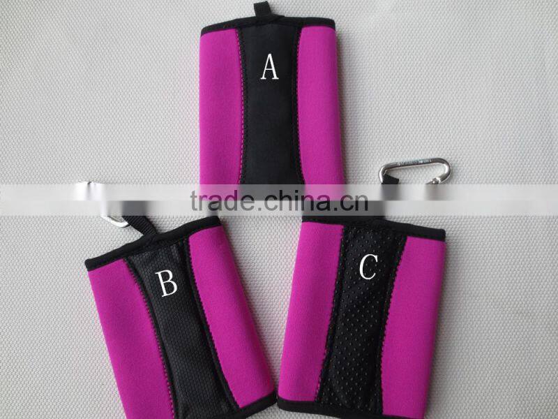 Neoprene Cup Bottle Sleeve With Magnet And Carabina