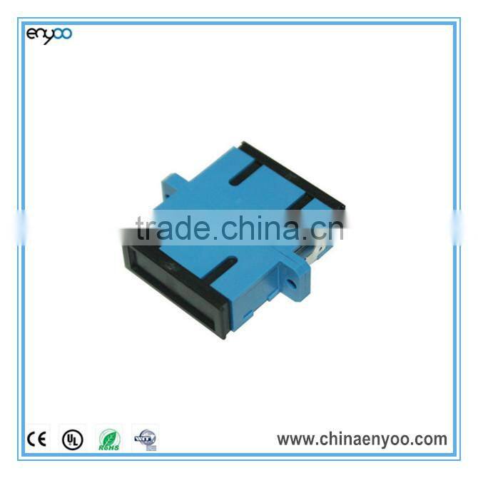 fiber couplers,SC/SC duplex ceramic sleeve,low profile,flange