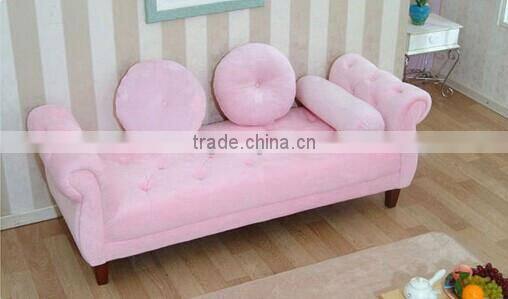 Made from SinoFur Best sale pink sofa bed