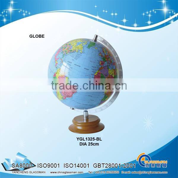 Plastic World Nation Series Revolving Topographic Globe DIA10.6