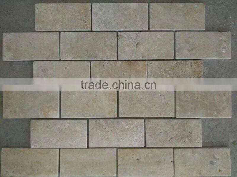 Natural beige limestone tiles with competitive price