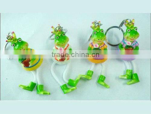 Frog shaped key chains for promotion gifts