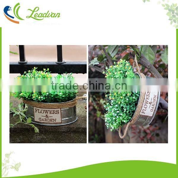 decorative garden metal plant pots indoor