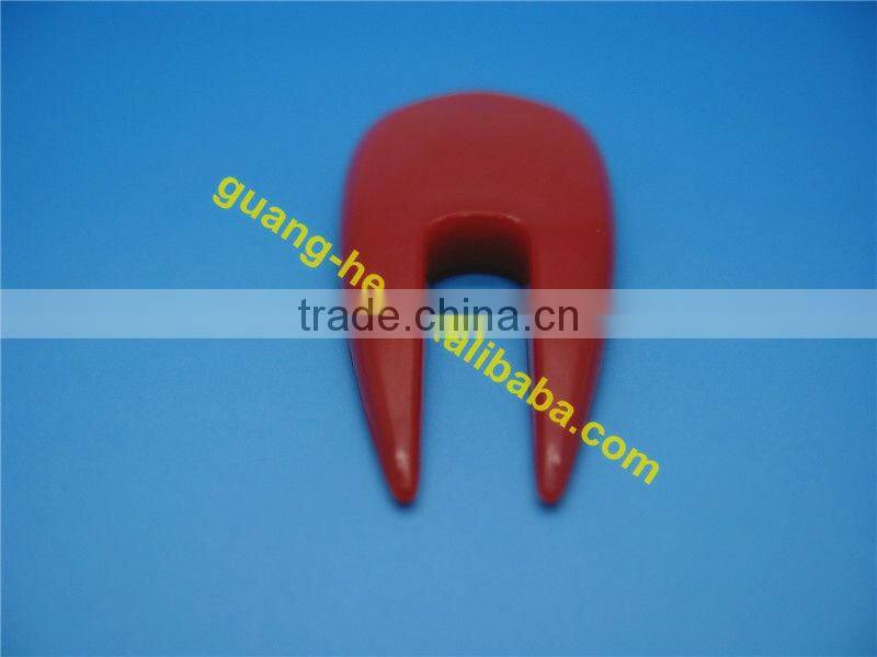 Glossy sturdy 100% compostable environmental PLA material plastic golf divot repair tool