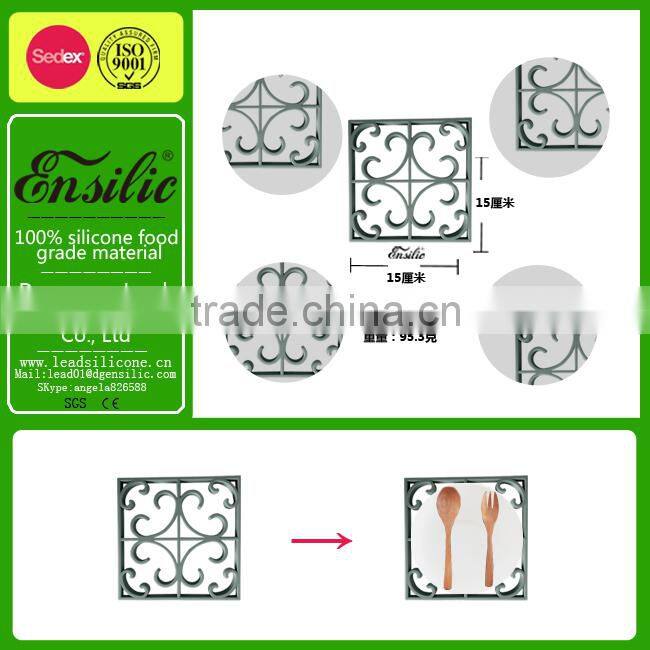 Chinese Style High Temperature Resistant Silicone Table Mat,Heat Resistant Silicone Mat
