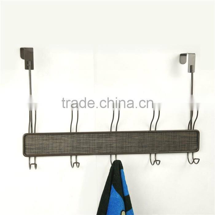 Metal Door Hanging Rack, 5 Hooks
