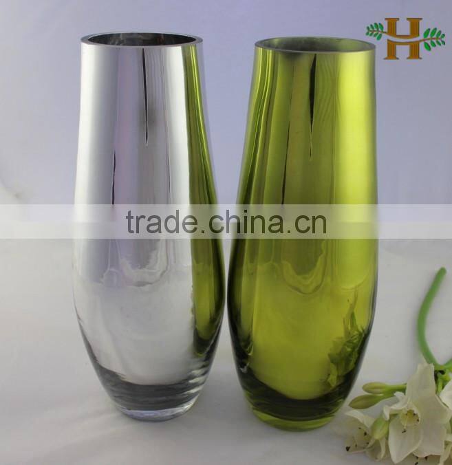 silver glass vases wholesale, colored glass vases