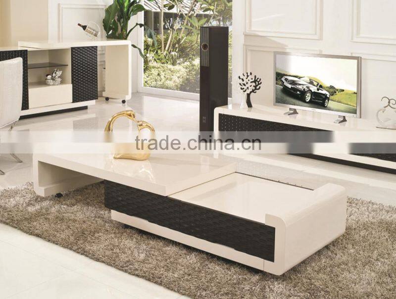 E340 customized modern furniture design wooden tv table