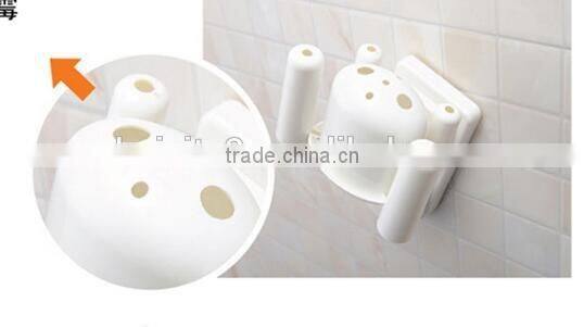 CY147 Bathroom Toothbrush Holder Cup Wall Mount Sucker Toothbrush Holder Cups Organizer