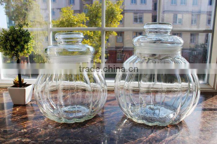 wholesale glass trinket jar with lids